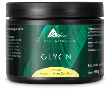 Glycin Pulver | 100% Rein, vegan, 500 g | Dr. med. Michalzik