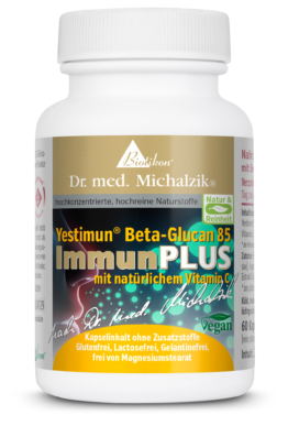 ImmunPLUS-Beta-Glucan | 1400mg Yestimun® | 60 Kapseln |  Dr. med. Michalzik
