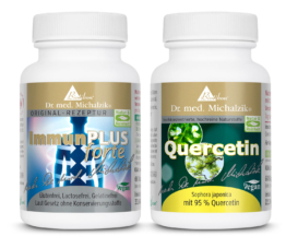 ImmunPLUS forte + Quercetin Bundle |  Kombipaket  |  120 Kapseln |  Dr. med. Michalzik