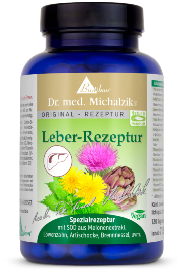 Leber-Rezeptur | 10mg SOD-reicher Melonenextrakt | 120 Kapseln |  Dr. med. Michalzik