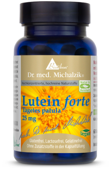 Lutein-forte | 420mg Tagetes patula Extrakt | 60 Kapseln |  Dr. med. Michalzik