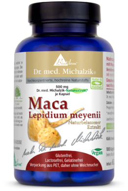 Maca | 1500mg Maca-Naturextrakt | 100 Kapseln |  Dr. med. Michalzik