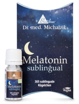 Melatonin sublingual | 0,5 mg Melatonin | 365 Kügelchen | Dr. med. Michalzik
