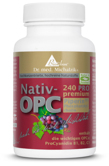 OPC-Premium-Piperin-PRO | 450mg  Vitis vinifera Extrakt | 72 Kapseln |  Dr. med. Michalzik