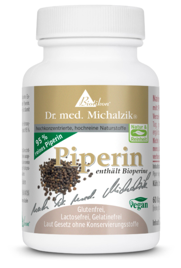Piperin | 10mg Piper nigrum-Extrakt | 60 Kapseln |  Dr. med. Michalzik