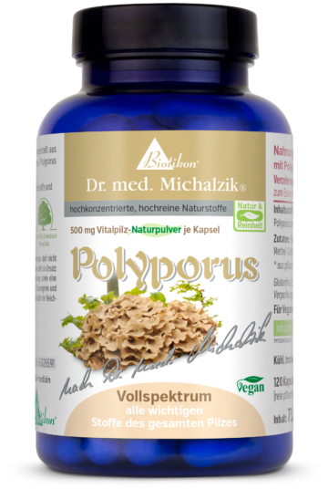 Polyporus | 1000mg Polyporus | 120 Kapseln |  Dr. med. Michalzik