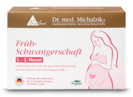 Premium Frühschwangerschafts-Nahrungsergänzung | 1. Trimester | Bioaktive Nährstoffe & Veganes Omega-3 | Dr. med. Michalzik