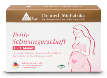 Premium Frühschwangerschafts-Nahrungsergänzung | 1. Trimester | Bioaktive Nährstoffe & Veganes Omega-3 | Dr. med. Michalzik