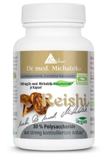 Reishi-Ling-Zhi | 1000mg Reishi-Naturextrakt | 60 Kapseln |  Dr. med. Michalzik