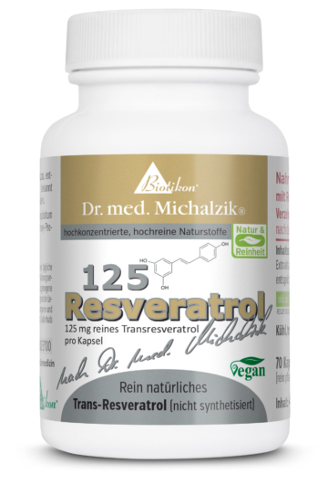 Resveratrol-125 | 500mg Extrakt aus Polygonum cuspidatum | 70 Kapseln |  Dr. med. Michalzik
