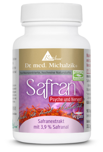 Safran | 30mg Safran-Extrakt | 90 Kapseln |  Dr. med. Michalzik