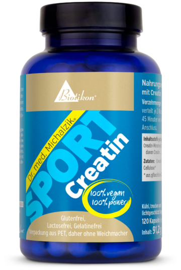 SPORT Creatine | 5000mg Creatin-Monohydrat | 120 Kapseln |  Dr. med. Michalzik