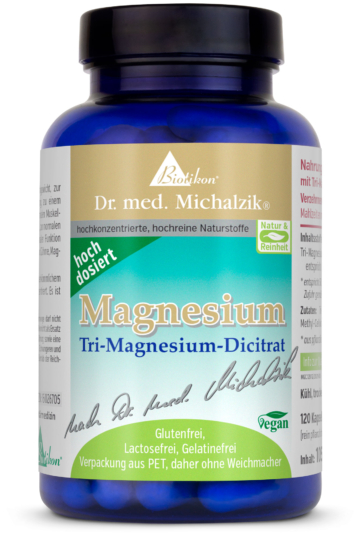 Tri-Magnesium-Dicitrat | 2980mg Tri-Magnesium-Dicitrat | 120 Kapseln |  Dr. med. Michalzik