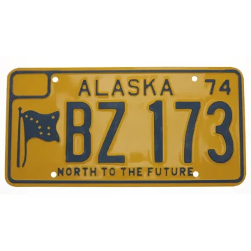 US Kennzeichen - original Nummernschild aus Alaska den USA