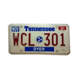 US- Kennzeichen Tennessee