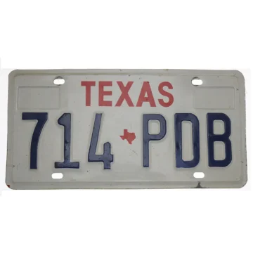 US Kennzeichen Texas - original Nummernschild aus den USA