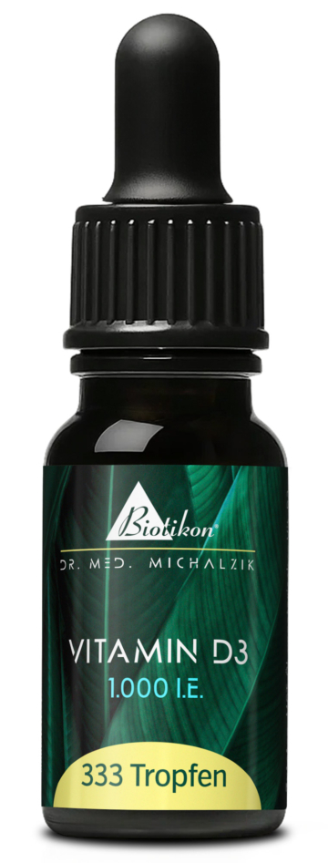 Vitamin D3 Tropfen | 1.000 I.E. | 10 ml (333 Tropfen) | Dr. med. Michalzik