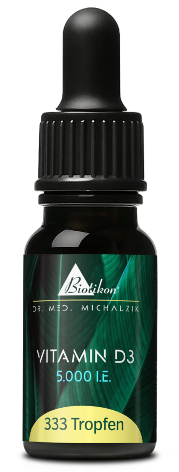 Vitamin D3 Tropfen | 5.000 I.E. | 10 ml (333 Tropfen) | Dr. med. Michalzik