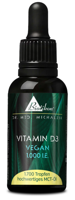 Vitamin D3 Tropfen vegan | 1.000 I.E. | 50 ml (1700 Tropfen) | Dr. med. Michalzik