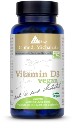 Vitamin-D3-vegan | 0,025mg Veganes Vitamin D3 | 120 Kapseln |  Dr. med. Michalzik