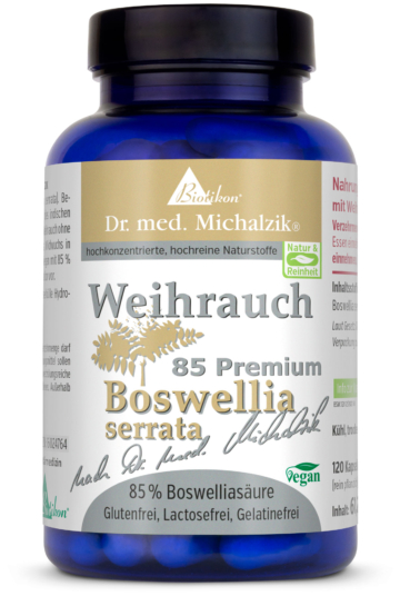 Weihrauch-BS-85 | 400mg Boswellia serrata | 120 Kapseln |  Dr. med. Michalzik