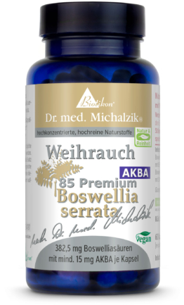 Weihrauch-BS-85-AKBA | 400mg Boswellia serrata | 60 Kapseln |  Dr. med. Michalzik