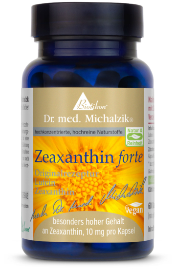 Zeaxanthin-forte | 430mg Tagetes patula-Extrakt | 60 Kapseln |  Dr. med. Michalzik